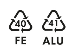 Značky, které se využívají k označování plastových obalů a výrobků.