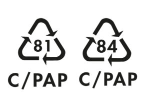 Značky, které se využívají k označování nápojových kartonů (některými lidmi nazývané tetrapack).
